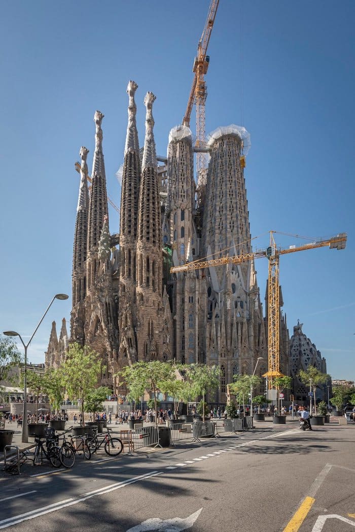Sagrada Família - Current state of the construction progress of sagrada familia